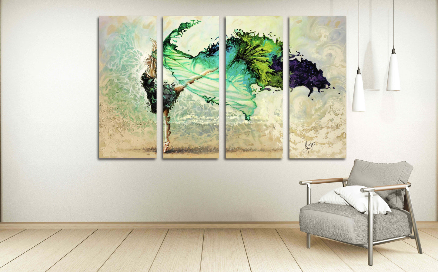 Ballerina Wandkunst Frau tanzend Druck Wandkunst Gemälde auf Leinwand, Frau Wandkunst, Wohnwanddekoration, Leinwandgemälde, Tanz Leinwandkunst