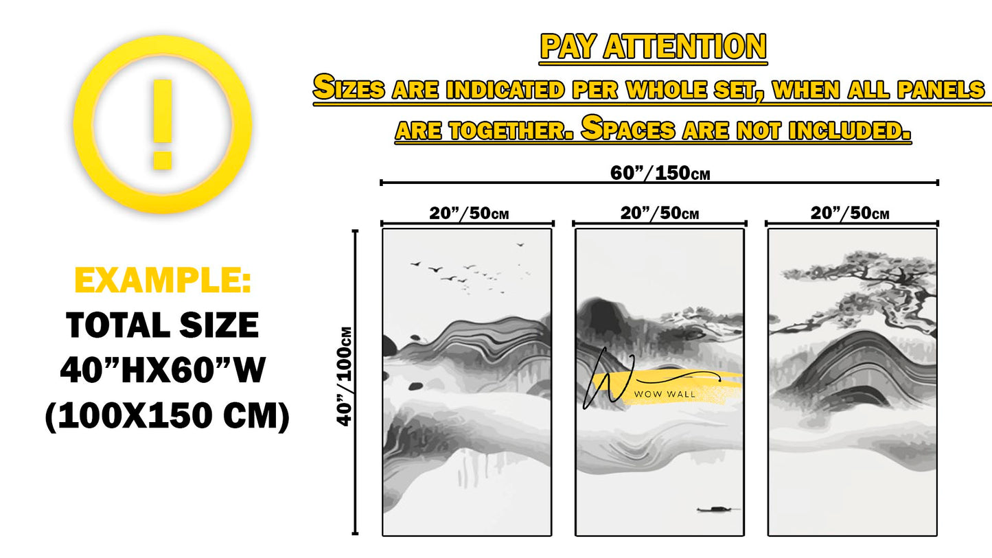 Smoky Mountains Wand Smaragdgrüne Wanddekoration Moderner Druck Wandkunst Poster Multi Panel Leinwand Wanddekoration Abstrakte Malerei Leinwanddrucke