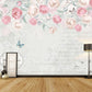 Blumen-Fototapete mit Rosen, elegant, modern für Schlafzimmer und Wohnzimmer „Rosenblüte“