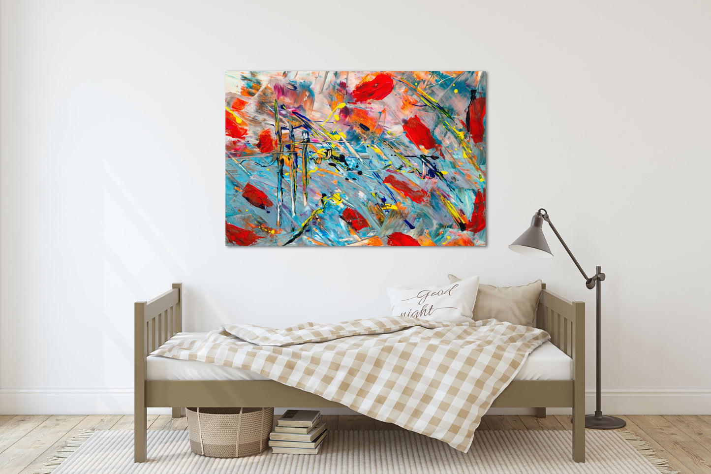 Pour Painting Moderne abstrakte Kunst Ästhetisches Raumdekor Abstrakte Wandkunst Gemälde Leinwand Luxus Wandkunst Leinwandgemälde abstrakter Druck