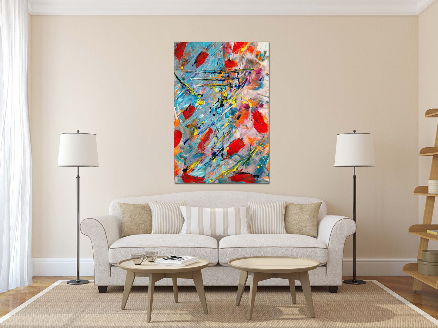 Pour Painting Moderne abstrakte Kunst Ästhetisches Raumdekor Abstrakte Wandkunst Gemälde Leinwand Luxus Wandkunst Leinwandgemälde abstrakter Druck