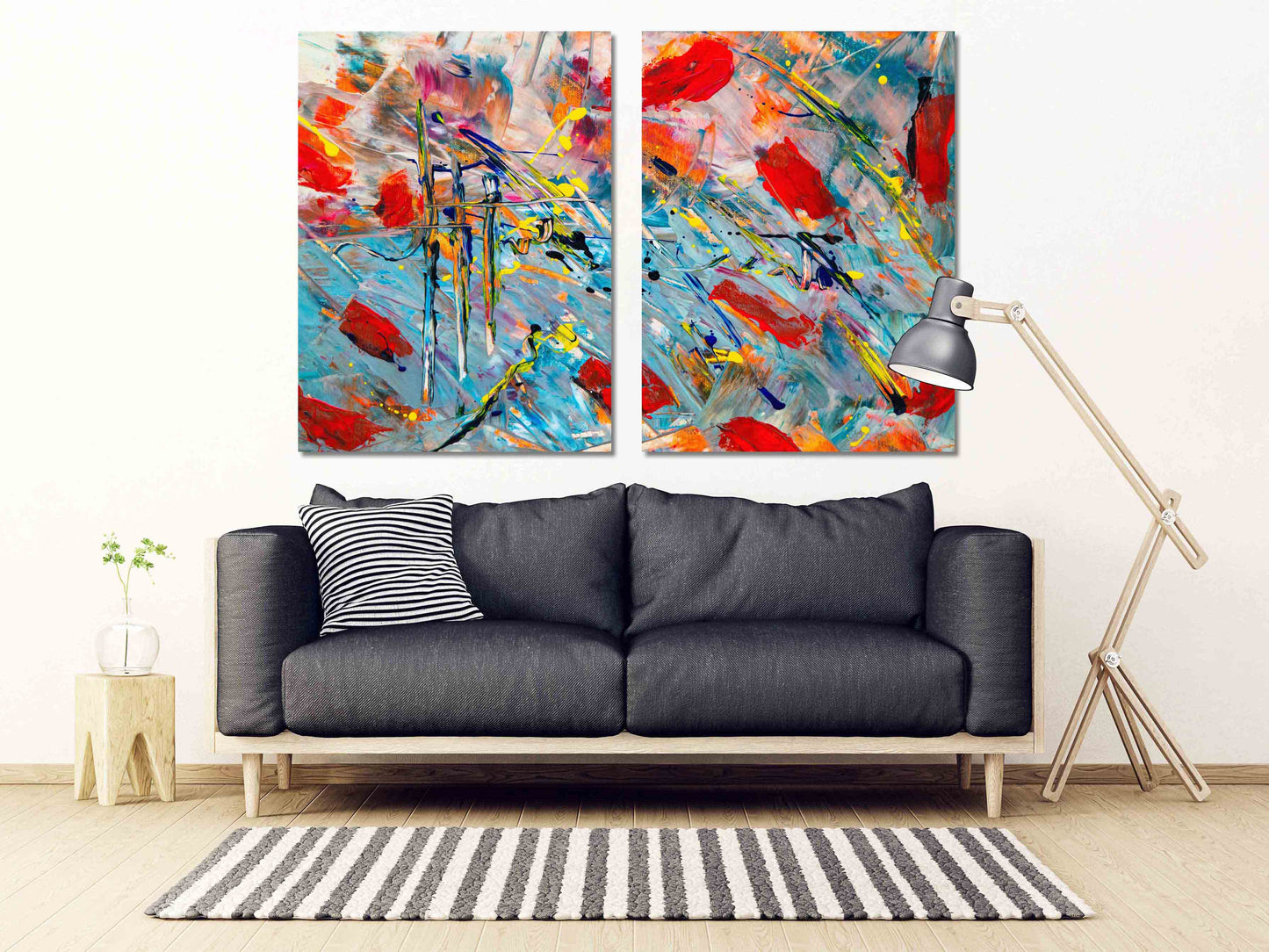 Pour Painting Moderne abstrakte Kunst Ästhetisches Raumdekor Abstrakte Wandkunst Gemälde Leinwand Luxus Wandkunst Leinwandgemälde abstrakter Druck