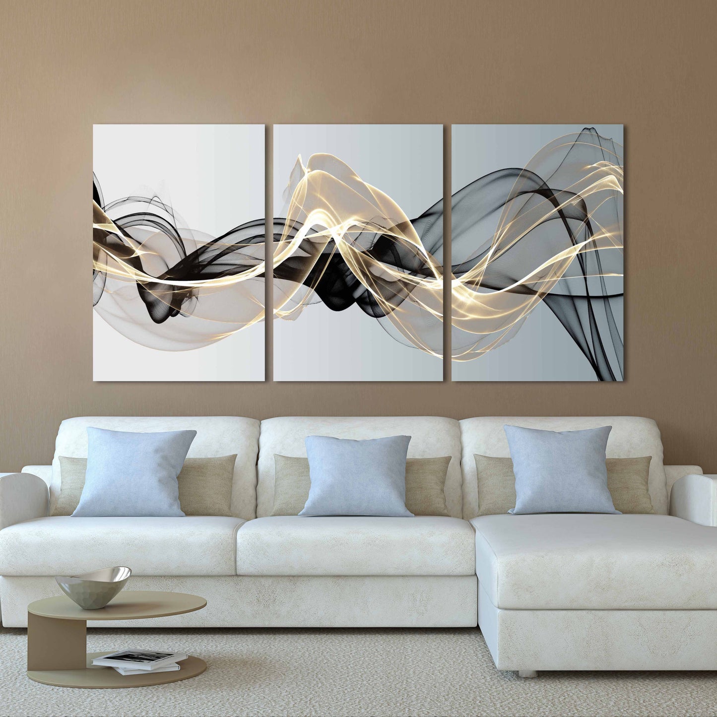 Moderne abstrakte Kunst Schwarz-Weiß-Kunst Mehrteilige Leinwand-Wanddekoration Abstrakte Wandkunst Abstraktes Gemälde Extragroße Wandkunst