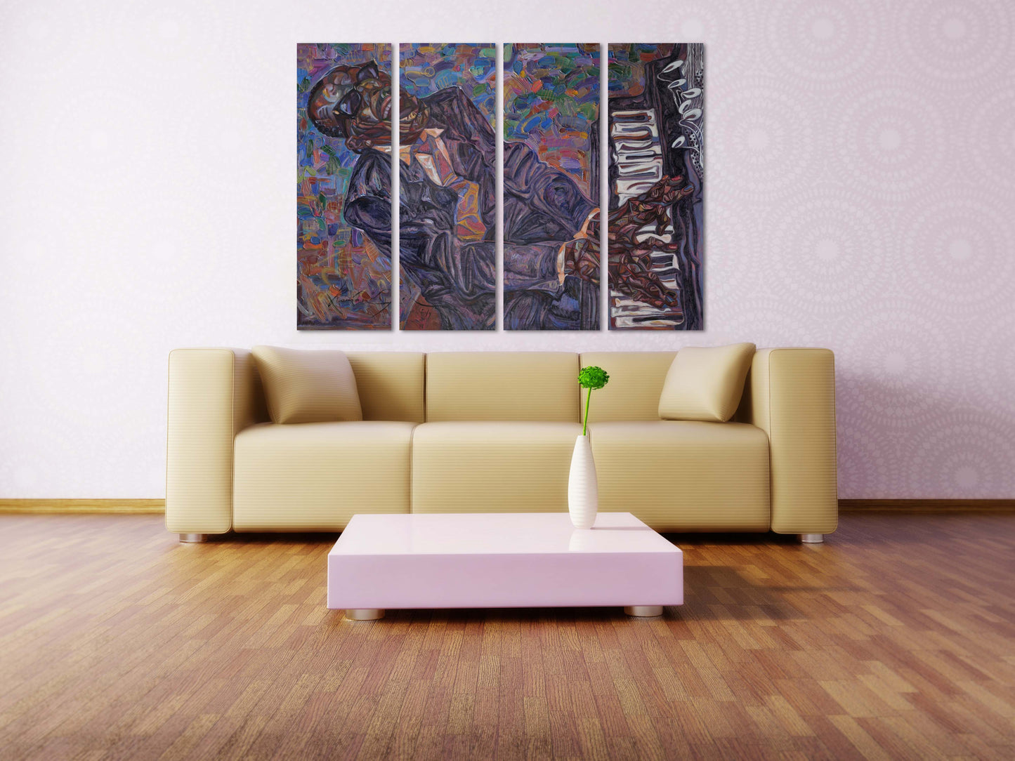 Musik Wandkunst Jazz Wanddekoration Jazz Club Dekor Afroamerikanische Wandkunst Jazz Leinwanddruck Schwarzer Mann Wandkunst