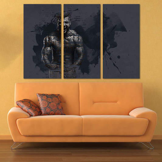 Sportler Mann Wandkunst Mode Wandkunst Sportler Wandkunst Gemälde auf Leinwand Home Wanddekoration Leinwandgemälde Multi Panel Wandkunst