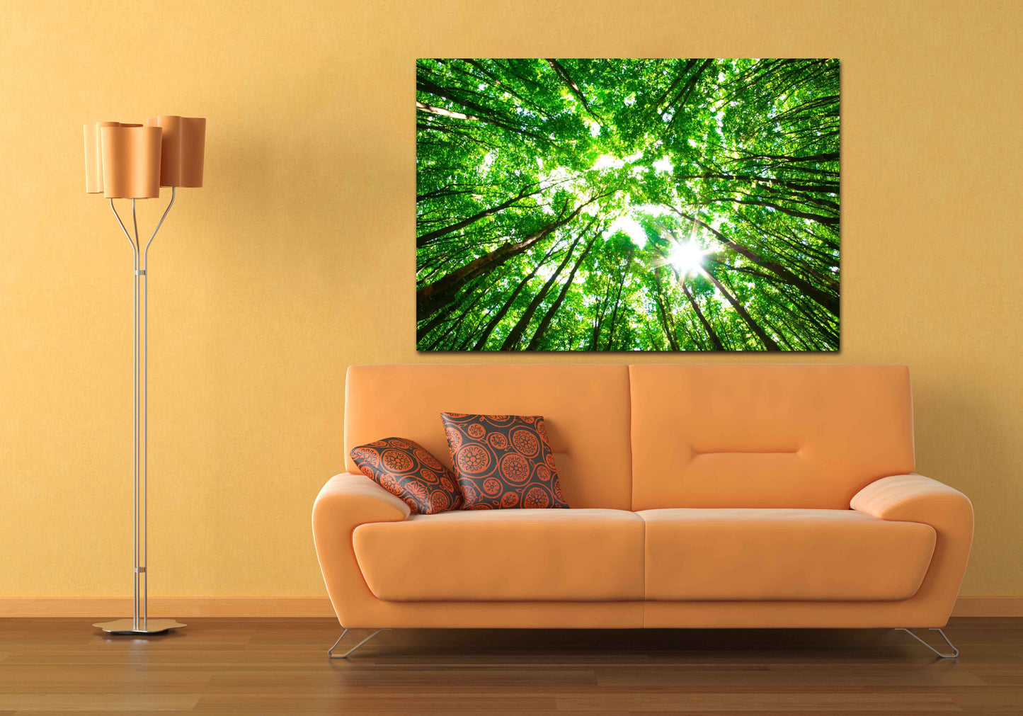 Baumspitze Wandkunst Wald Wandkunst Baum Ast Druck Home Wanddekoration Leinwandgemälde Bauernhaus Wanddekoration Multi Panel Wandkunst