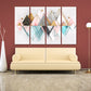 Geometrische Wandkunst Abstrakte Wandkunst Gemälde auf Leinwand Home Wanddekoration Leinwandgemälde Große Wandkunst Multi Panel Wandkunst