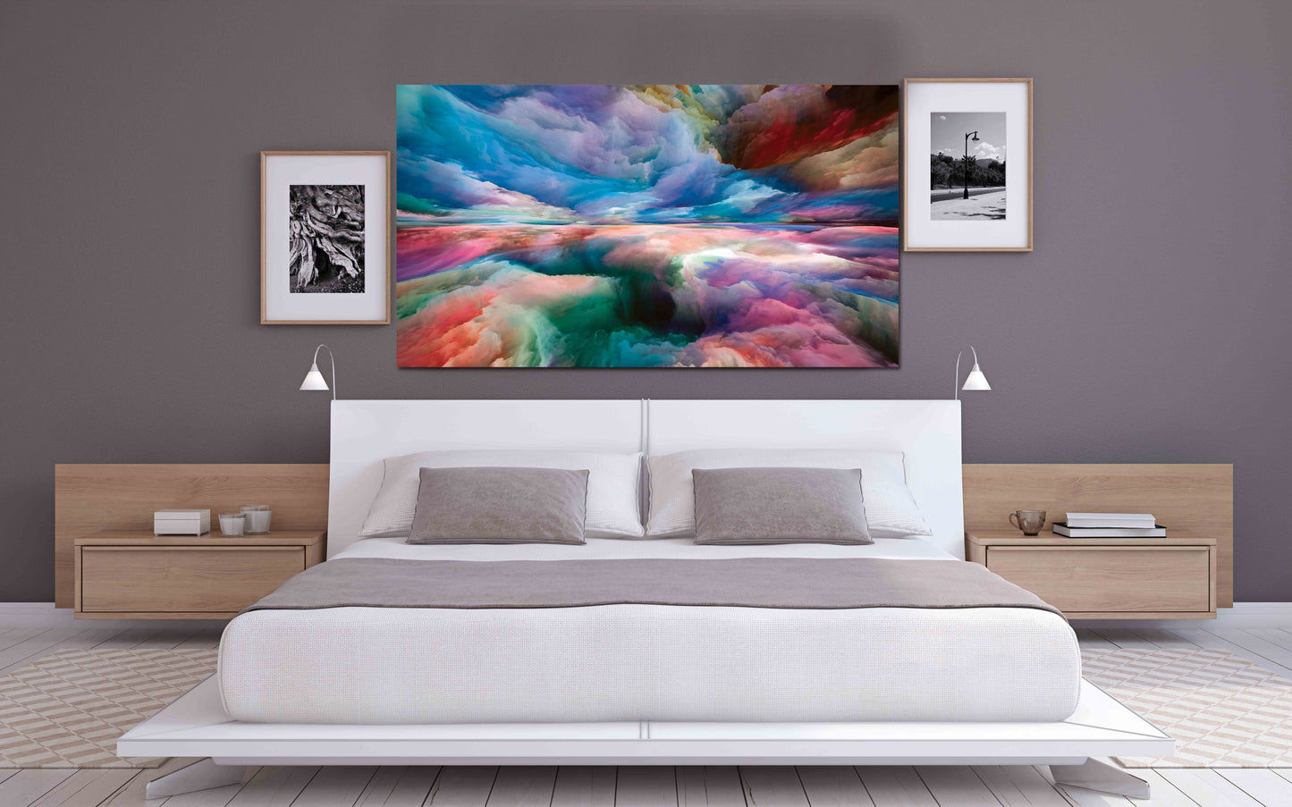 Mehrteilige Wandkunst, abstrakte Leinwand, trendige Wandkunst, Abstrakte Wandkunstgemälde auf Leinwand, Wohnwanddekoration, abstrakter Druck, moderne Wandkunst