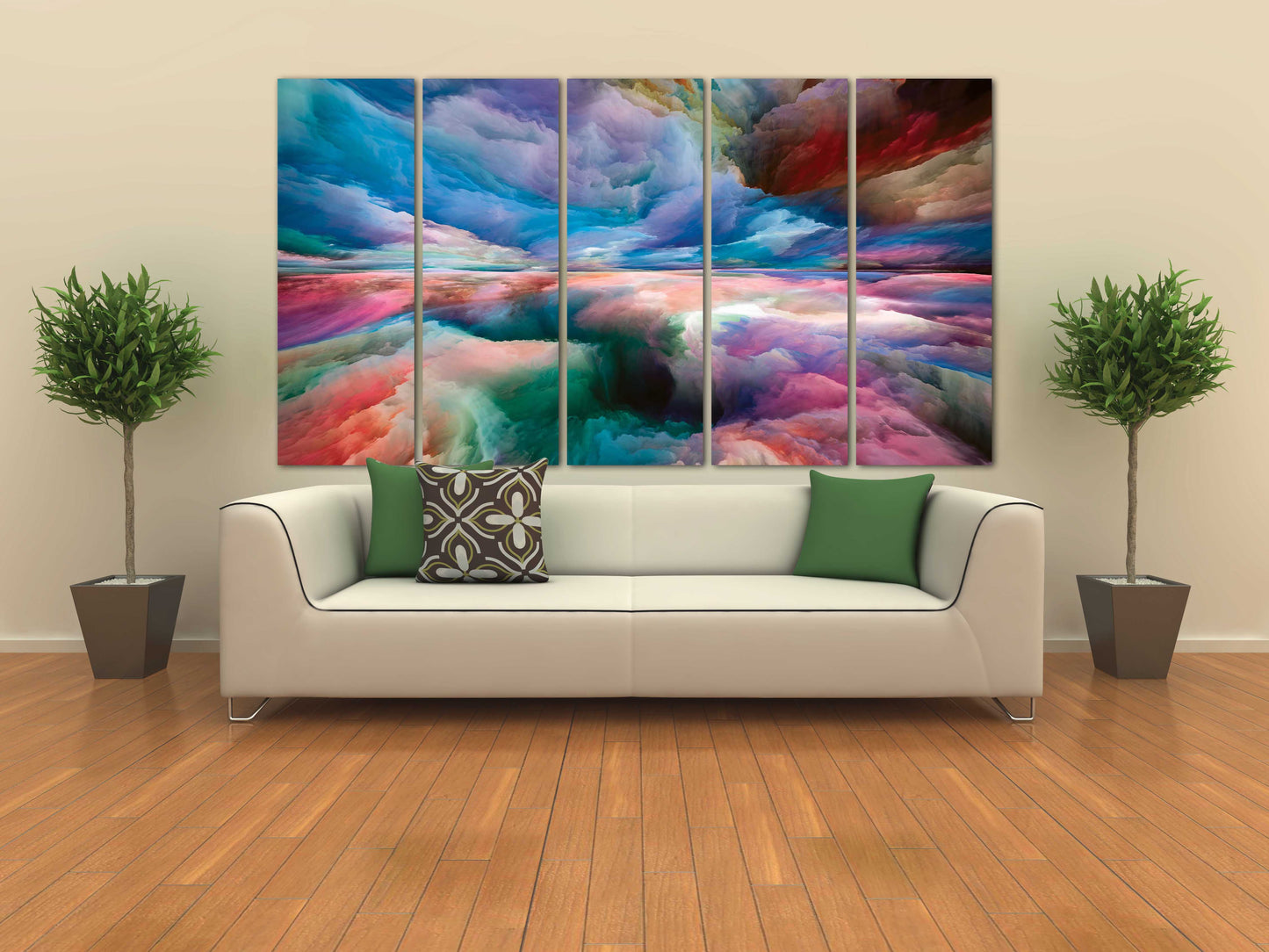 Mehrteilige Wandkunst, abstrakte Leinwand, trendige Wandkunst, Abstrakte Wandkunstgemälde auf Leinwand, Wohnwanddekoration, abstrakter Druck, moderne Wandkunst