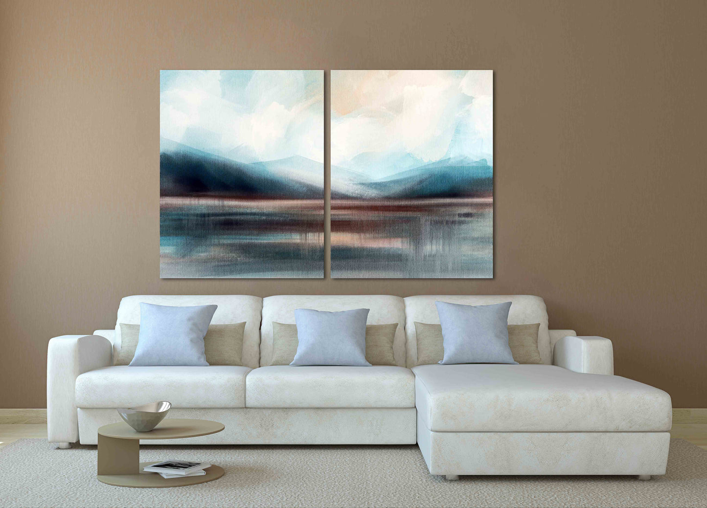 Berg Line Art Wanddruck Große abstrakte Kunst Abstrakte Wandkunst Gemälde auf Leinwand Natur Wandkunst Home Wanddekoration minimalistische Wandkunst