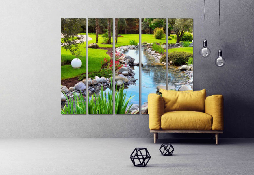 Druck Wandkunst Naturgemälde Wald Wandkunst Gemälde auf Leinwand Wohnwand Dekor Holz Wandkunst extra große Wandkunst