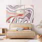 Marmor-Wand-Dekor Marmor Leinwand abstrakte abstrakte Wandkunst Gemälde auf Leinwand Multi-Panel-Wand-Kunst Marmor Leinwand Pour Malerei