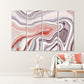 Marmor-Wand-Dekor Marmor Leinwand abstrakte abstrakte Wandkunst Gemälde auf Leinwand Multi-Panel-Wand-Kunst Marmor Leinwand Pour Malerei