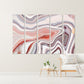 Marmor-Wand-Dekor Marmor Leinwand abstrakte abstrakte Wandkunst Gemälde auf Leinwand Multi-Panel-Wand-Kunst Marmor Leinwand Pour Malerei