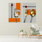 Küchenwanddekoration 2er-Set Drucke Home Wanddekoration Küchengeschenk Küchenwandkunst Abstrakte Malerei Abstrakte Leinwand