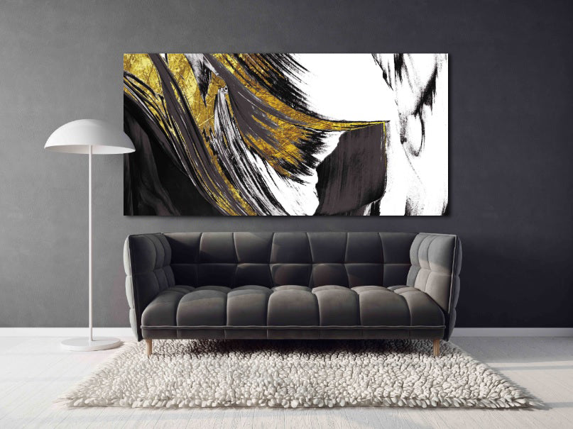 Abstrakter Kunstdruck, moderne abstrakte Kunst, mehrteilige Leinwand, Wanddekoration für Räume, abstrakte Wandkunst, abstraktes Gemälde, extragroße Wandkunst