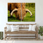 Bull Print Home Wand Dekor Schlafzimmer Tier Malerei Wildes Tier für Schlafzimmer Wohnzimmer Küche Wandkunst