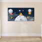 Weltraumposter Weltraum Home Wandbild Planeten Poster Сosmos Leinwandbild Wandkunst Space Marine Wanddekoration Fantasy Art