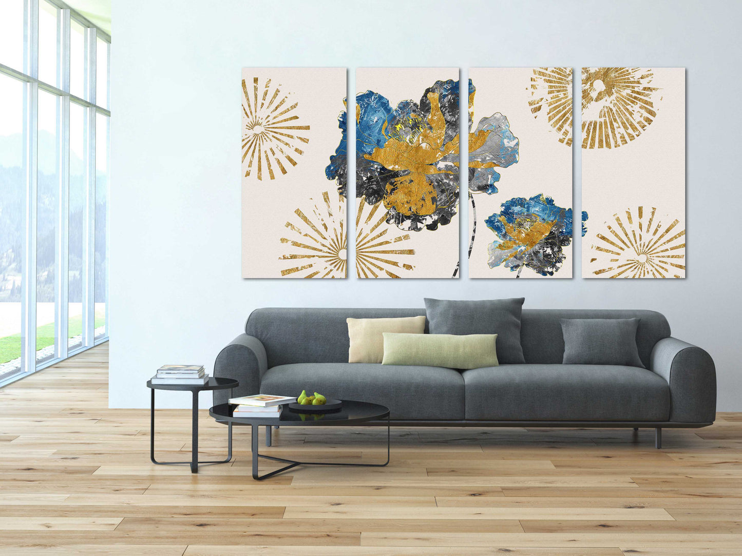 Indie-Raumdekor Moderne abstrakte Kunst Mehrteilige Leinwand-Wandkunst Leinwandgemälde Abstrakte Wandkunst Wohnwanddekor 3-teilige Leinwand