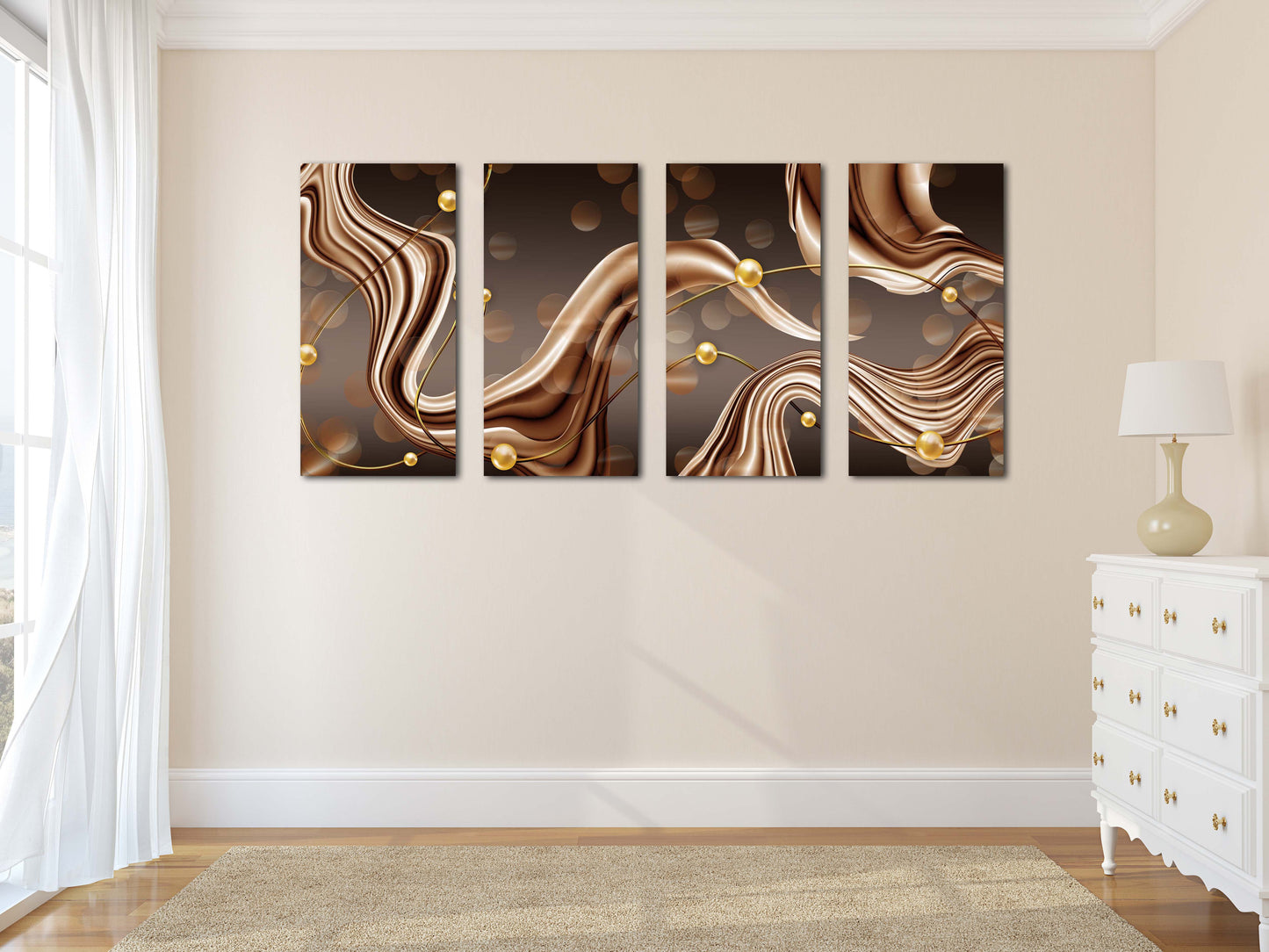 Abstrakte Wandkunst Abstrakte Malerei Wanddekoration für Zuhause Moderne abstrakte Kunst Mehrteilige Leinwand-Wandkunst Leinwandgemälde