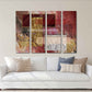 Moderne abstrakte Kunst 3-teilige Rahmenleinwand Mehrteilige Leinwand Wandkunst Leinwandgemälde Abstrakte Wandkunst Wohnwanddekoration