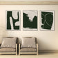 Minimalistische Wandkunst, druckbares Wandkunst-Set von 3, Mid Century Modern abstrakte Wandkunst, geometrisches Leinwandgemälde