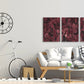Blätter Wandkunst, moderne Wandkunst, Leinwandgemälde, Pflanzenwandkunst, dekoratives Geschenk, druckbares Wandkunstset von 3, mehrteilige Wandkunst