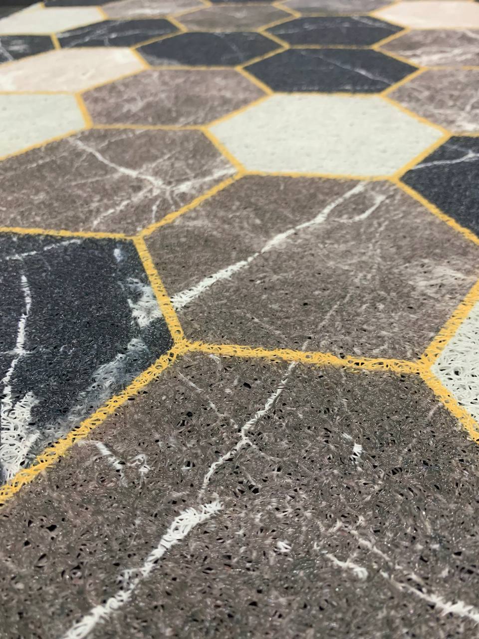 Teppich, Eingangsmatte auf Gummibasis „Marmor“