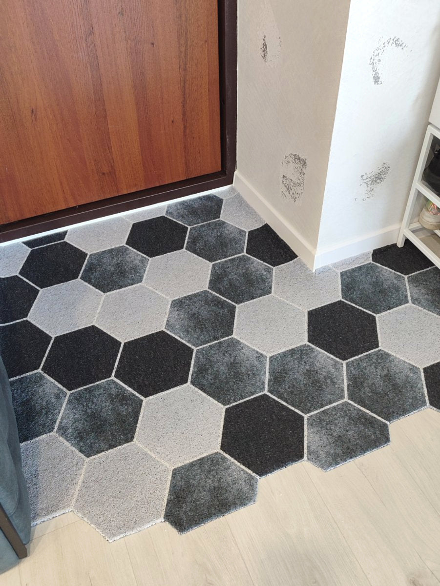 Schmutzabweisende Fußmatte, Flurmatte "Granit"