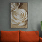 Großes 3D-Blumen-Wandbild, weißer Rosen-Leinwanddruck, gerahmter Blumen-Kunstdruck, Wandkunst über dem Bett fürs Schlafzimmer, Geschenk zur Wohnungserwärmung