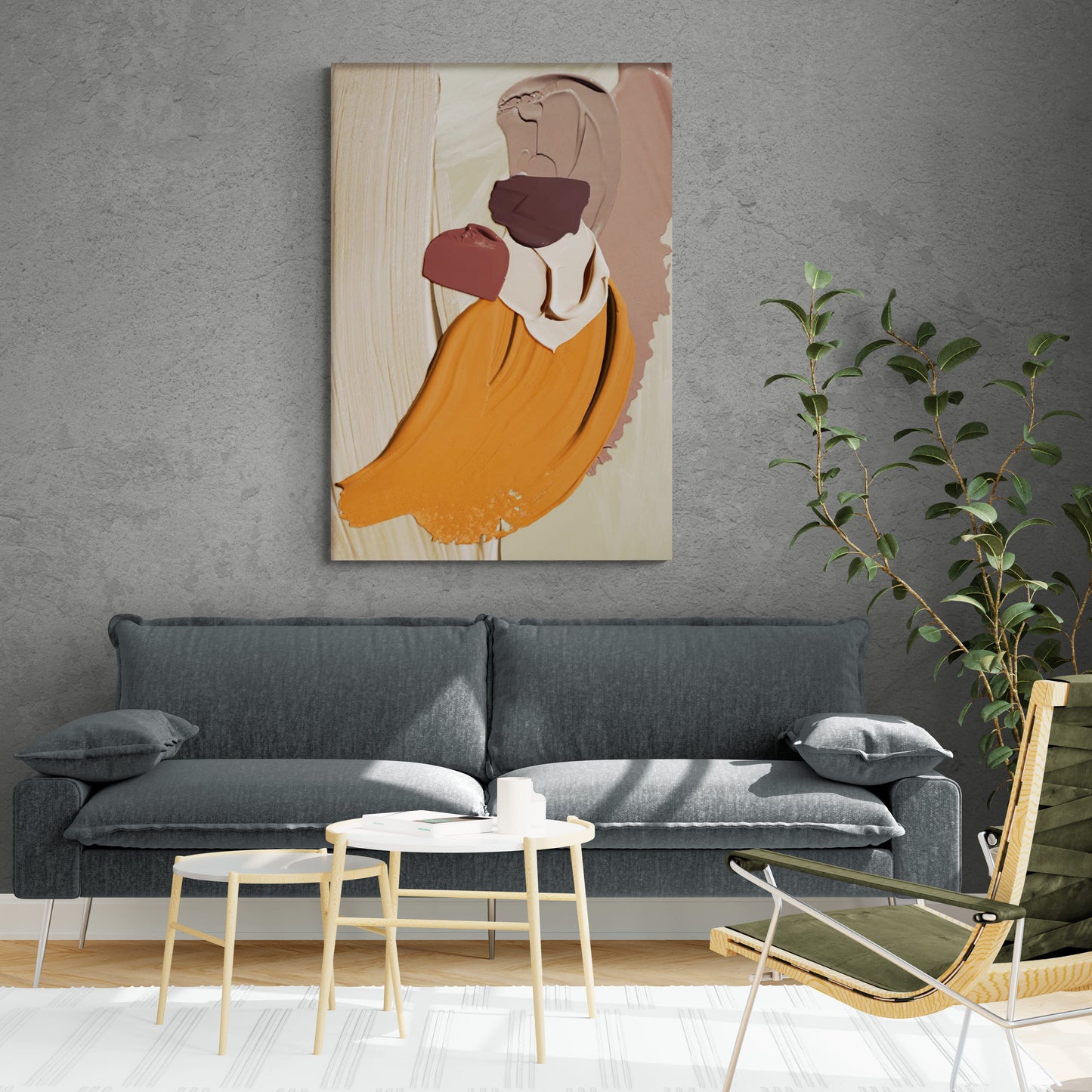 Wandkunst mit Ölgemälde-Effekt, abstrakter Leinwanddruck, modernes Kunstwerk, druckbares Wanddekor, gerahmte Wandkunst, Geschenk für ihn