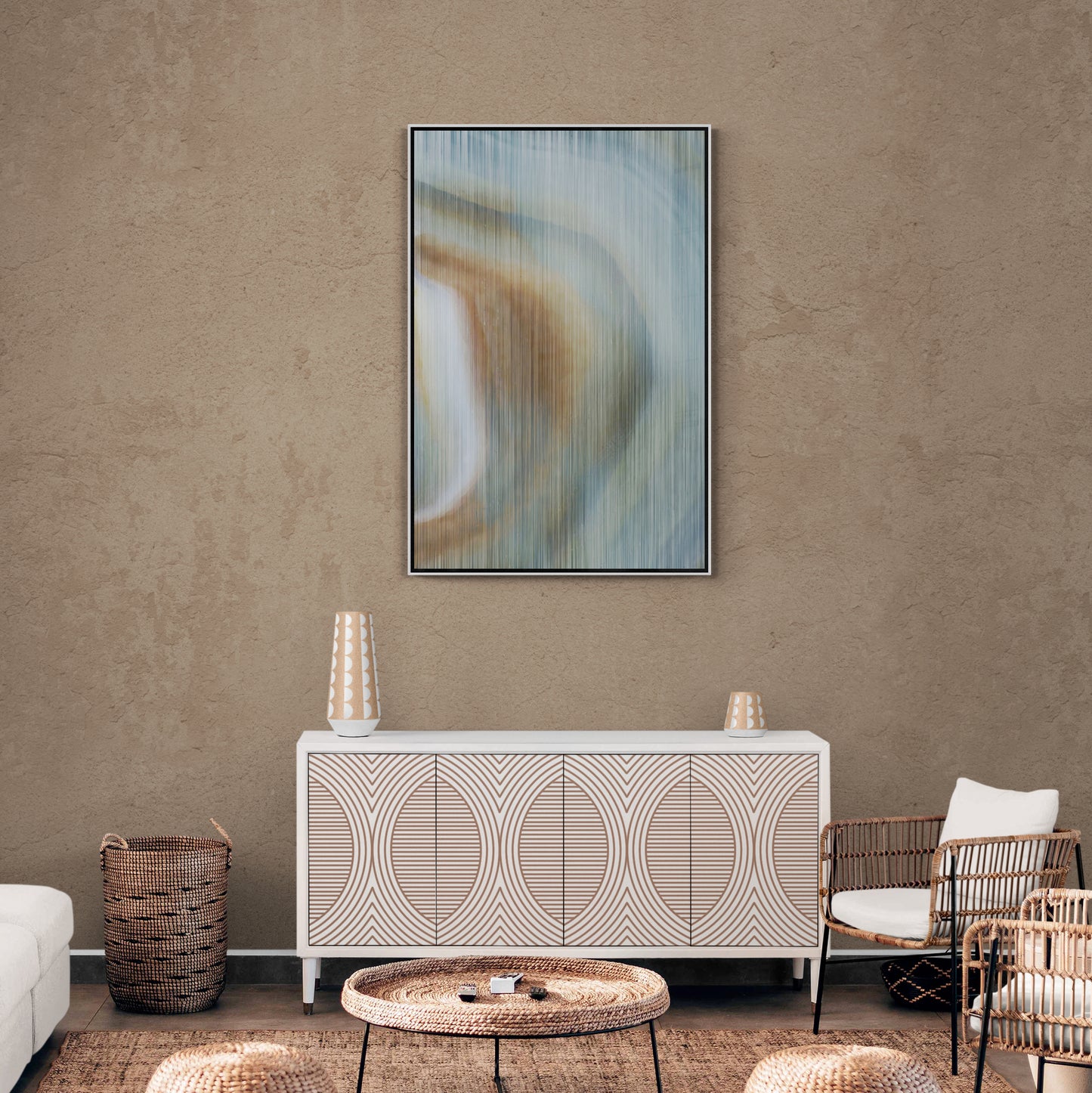 Abstrakte Wandkunst, Marmor-Leinwanddruck, gerahmtes blaues Kunstwerk, große Wandkunst über dem Bett, Wohnzimmer-Leinwanddruck, Geschenk für ihn