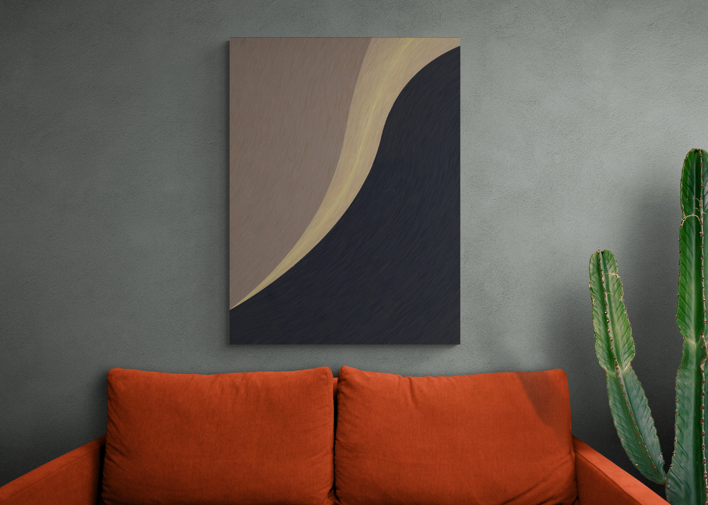 Abstrakte Wandkunst, moderner gerahmter Kunstdruck, zeitgenössische Wandkunst, große Wohnzimmer-Wandkunst, Geschenk für den Chef