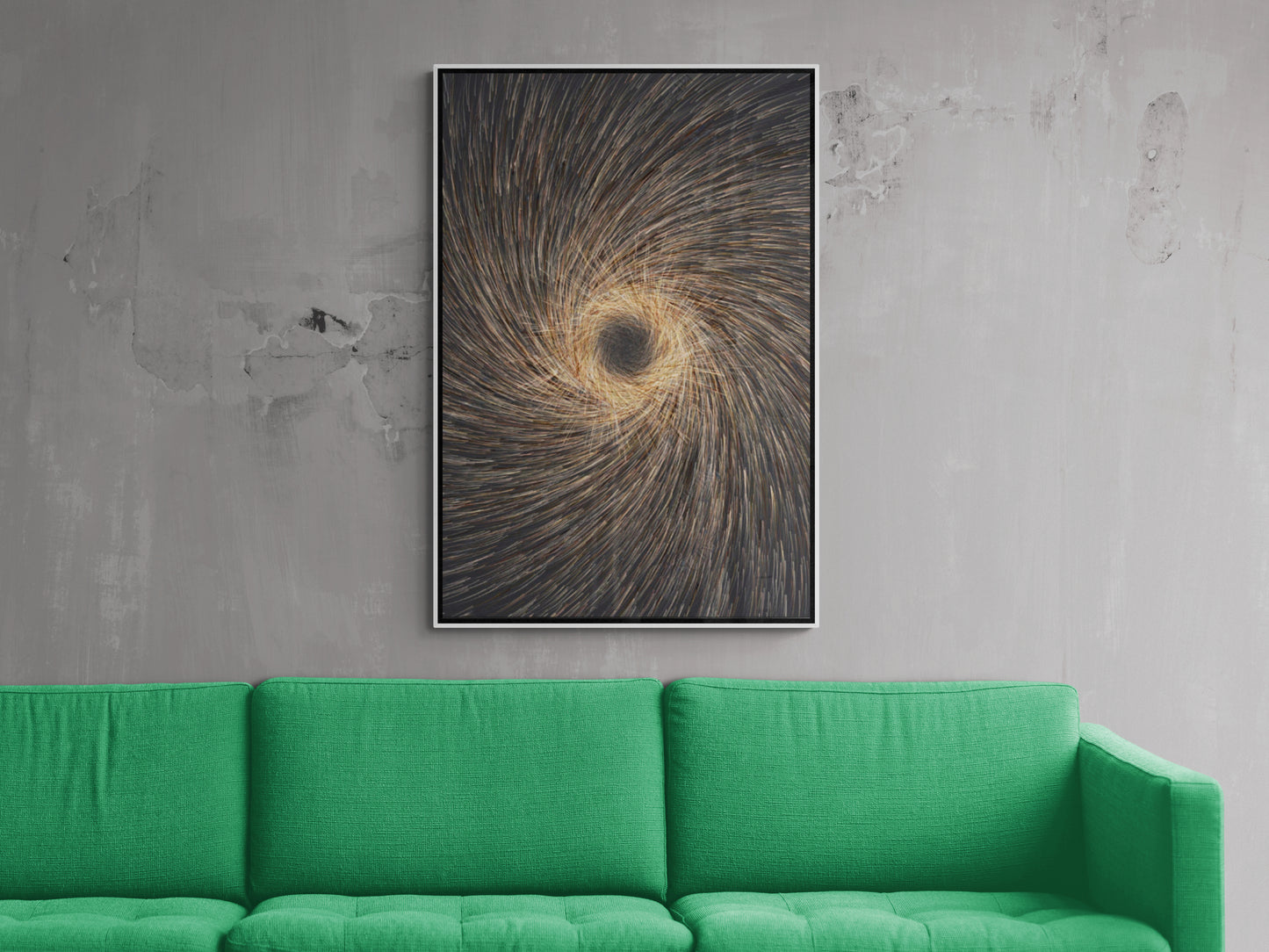 Abstrakte Wandkunst, moderner Kunstdruck auf Leinwand, gerahmte zeitgenössische Wandkunst, große schwarz-goldene Wandkunst, Wohnzimmer-Kunstwerk, Geschenk für ihn