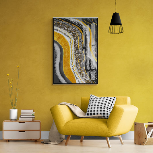 Abstrakter Kunstdruck, zeitgenössischer Leinwanddruck, moderne gerahmte druckbare Wandkunst, Marmorkunstwerk, Wandkunst für Schlafzimmer, Wohnzimmer, Büro