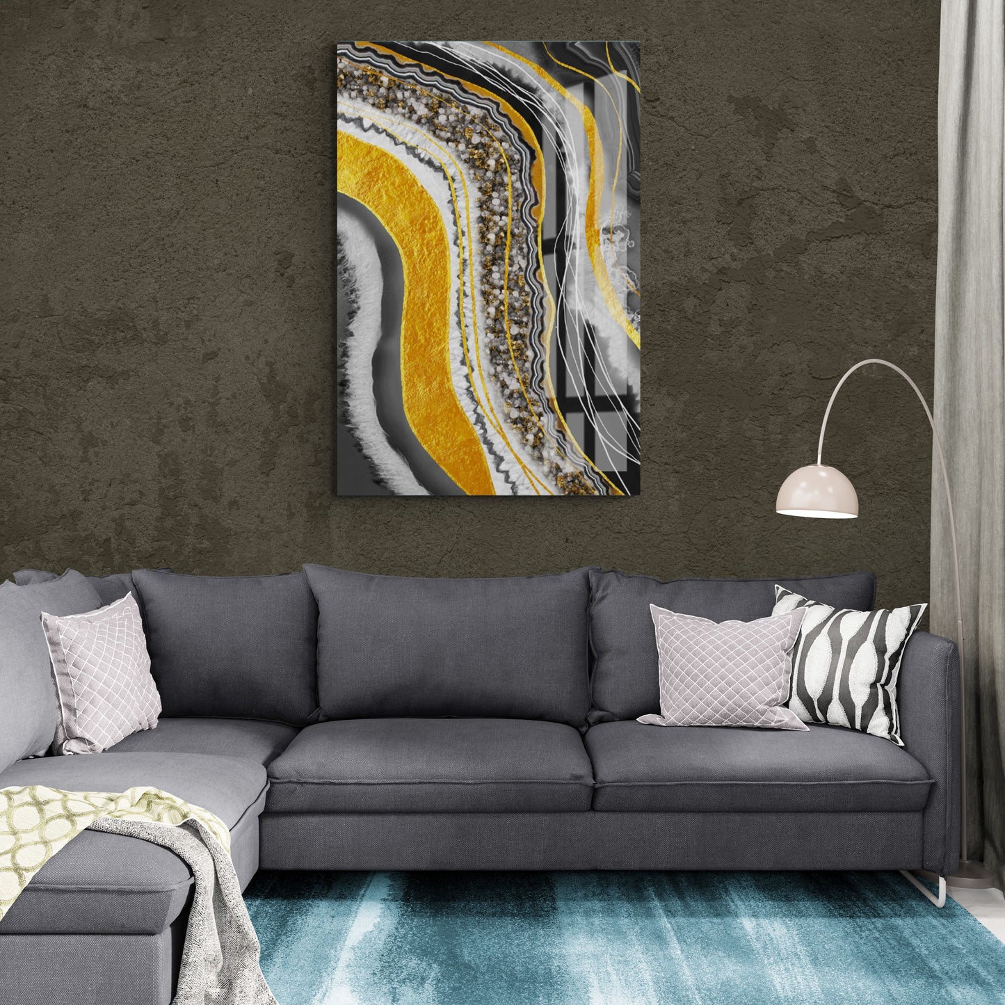 Abstrakter Kunstdruck, zeitgenössischer Leinwanddruck, moderne gerahmte druckbare Wandkunst, Marmorkunstwerk, Wandkunst für Schlafzimmer, Wohnzimmer, Büro