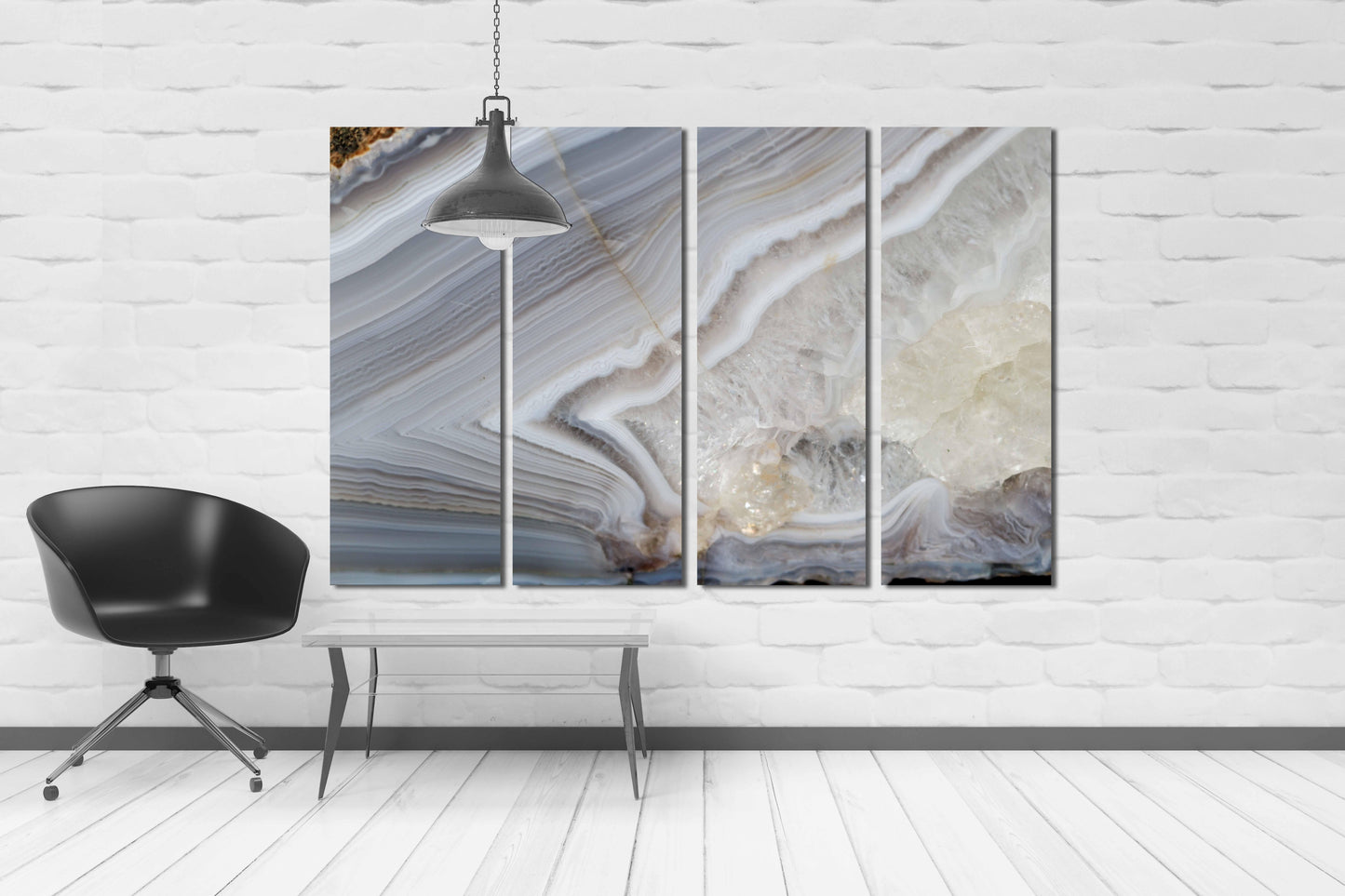 Hellblaues Wanddekor aus Marmor, Wandkunst aus blauem Marmor, Wanddekoration für Zuhause, extra große Wandkunst, moderne abstrakte Kunst, 3-teilige Wandkunst