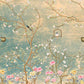 Chinoiserie-Tapete, große Tapete mit Vögeln und Bäumen, asiatisches botanisches Wandbild, abnehmbare Akzenttapete, selbstklebende Tapete, abziehbares und aufklebbares Wandbild aus Leinwand