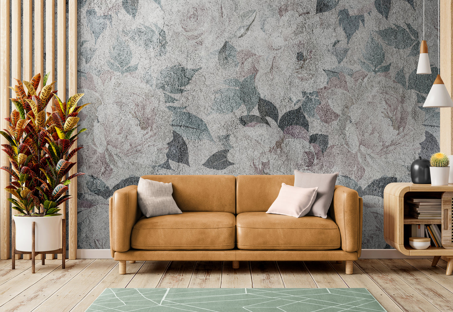 Pfingstrosenblumen Tapete, selbstklebendes florales Wandbild, extra große Tapete mit abstraktem Blumenbild, neutrale Schlafzimmertapete, abnehmbare Tapete