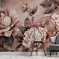 Fototapete auf Leinwand mit großen Rosen „Rosenpracht“