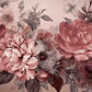 Temporäre Fototapete mit großen Blumen „Blütenzauber“