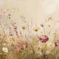 Selbstklebende Fototapete mit Mohnblumen, Ölmalerei-Effekt „Feldmohn“