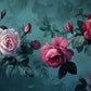 Bunte Fototapete mit Blumen „Leuchtende Rosen“