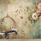 Selbstklebende Fototapete mit kleinen Blumen, Pfingstrosen-Motiv für die Wand „Blumenstrauß“