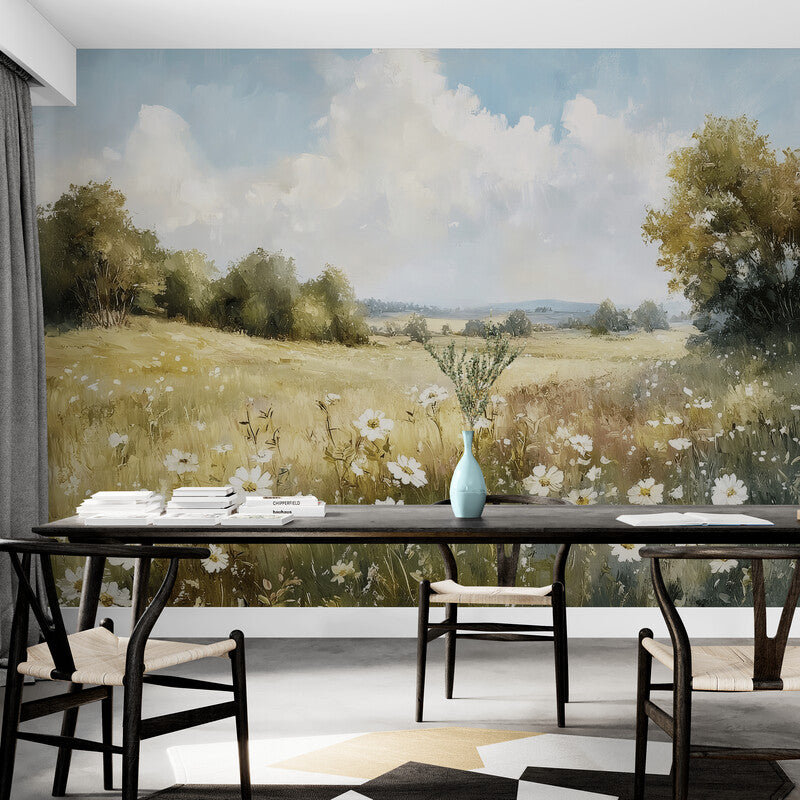 Raumvergrößernde Fototapete mit Tiefenwirkung für die Wand „Ferne“