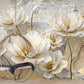 Fototapete mit großen 3D-Blumen für die Wand „Große Blumen“