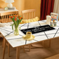 Tischdecke mit Muster für den Küchentisch, Tischauflage für die Küche „Happy Family“