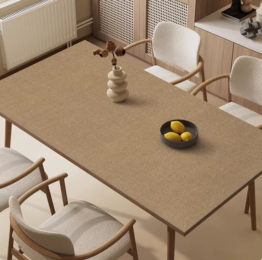 Moderne Tischdecke mit neutralem Design „Zeitloses Muster“