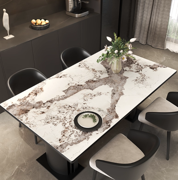 Stylische Tischdecke mit abstraktem Print „Abstrakte Harmonie“