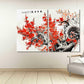 Sakura Bonsai Baum Sakura Blüten Florale Wandkunst japanische Wandkunst Leinwand japanische Drucke Wandkunst asiatische Wandkunst riesige Wandkunst